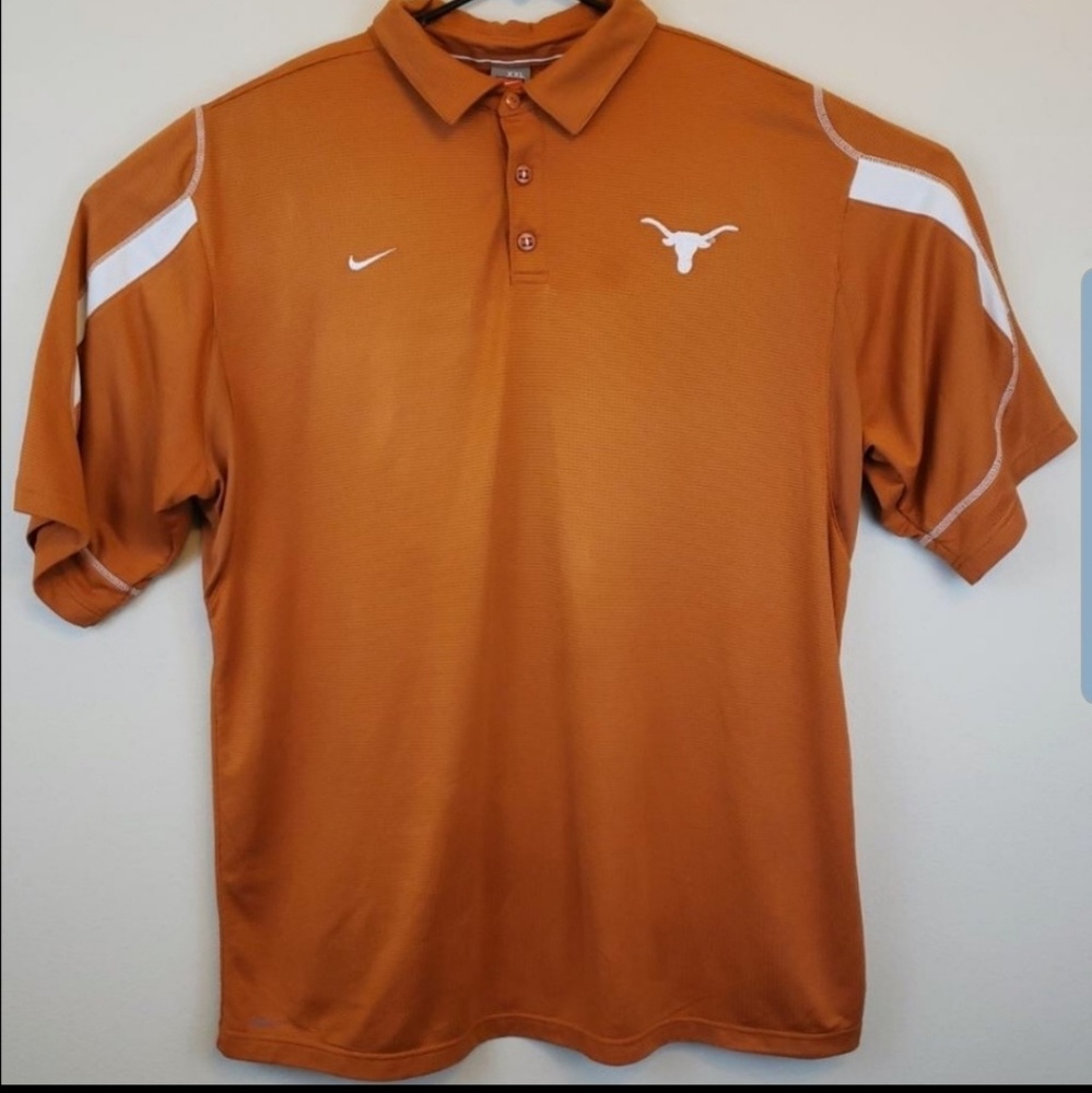 Texas Longhorns Nike Fit Dry Polyester Polo Shirt